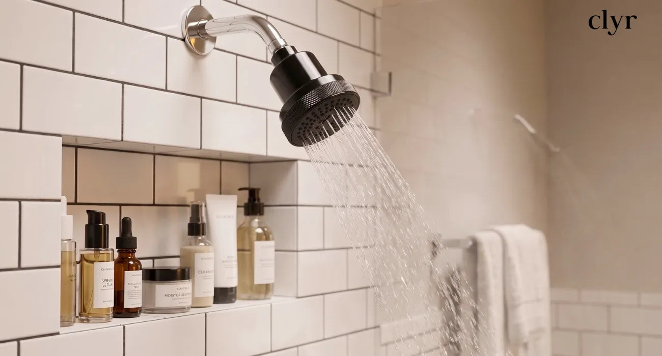 how a shower filter can make your skincare products work better