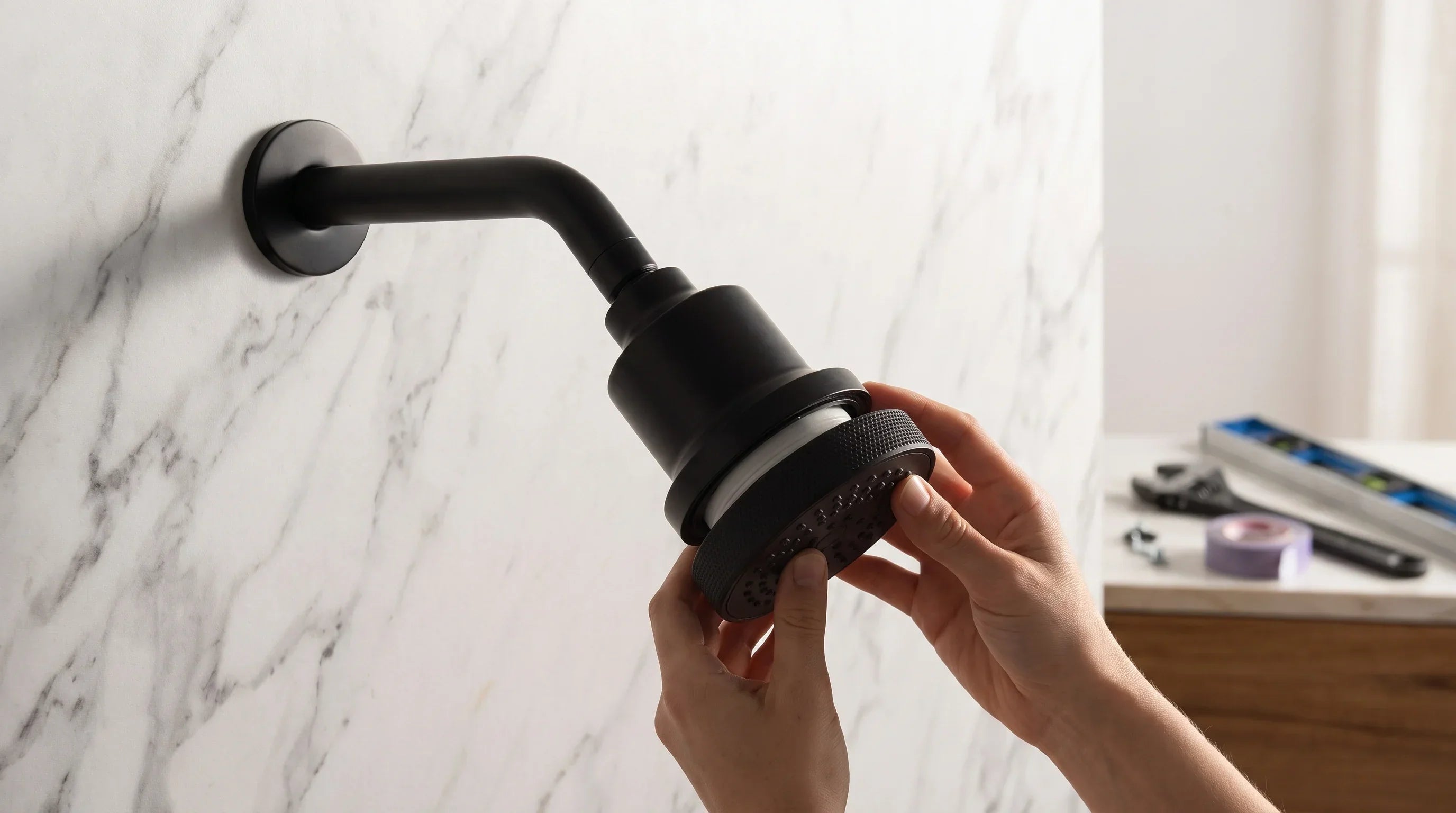 how to replace a shower filter cartridge in under 2 minutes